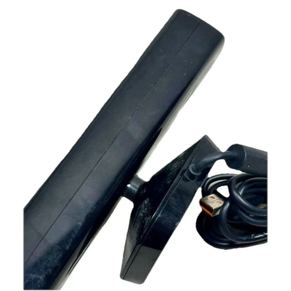 Microsoft Xbox 360 Kinect Connect Black Sensor Bar Official Model 1414 w/ Wires